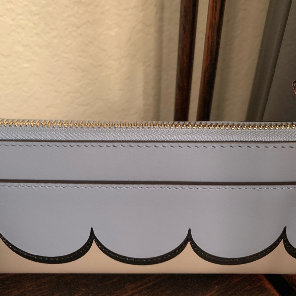 🔴 Intarsia scallop wallet Kate spade continental - Picture 5 of 7